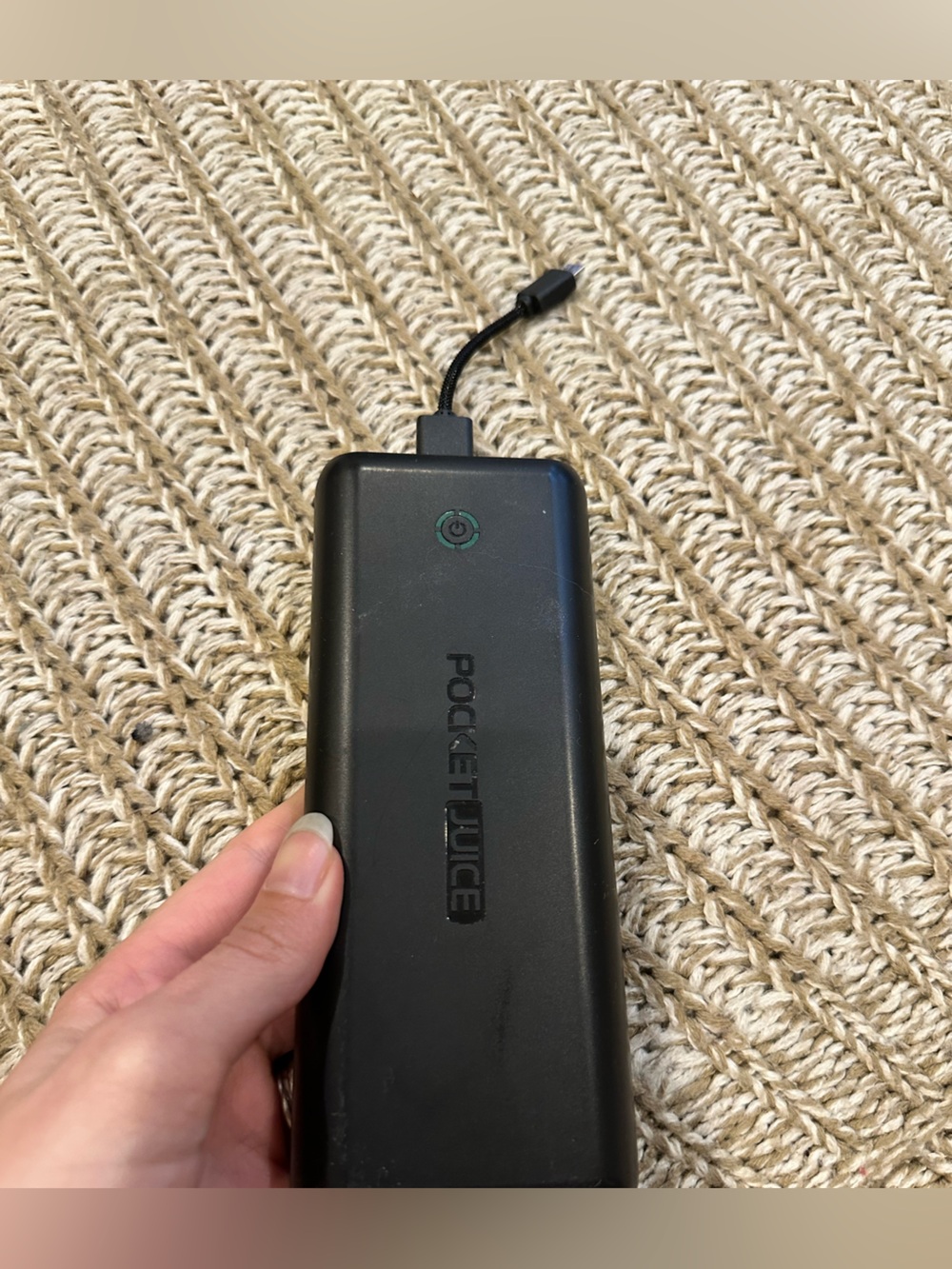 Pocket Juice Portable Charger Power Bank - Black